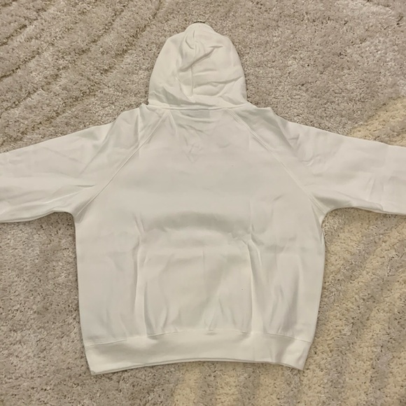 Essentials Fear of God Big Logo White Pullover Hoodie Men’s Size Small - Picture 2 of 2